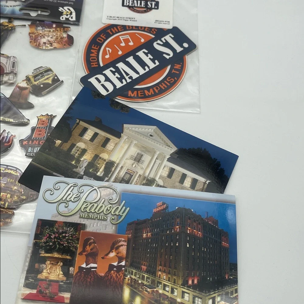 Memphis Tennessee Scrapbooking Supplies Stickers Die Cuts Embellishments New
